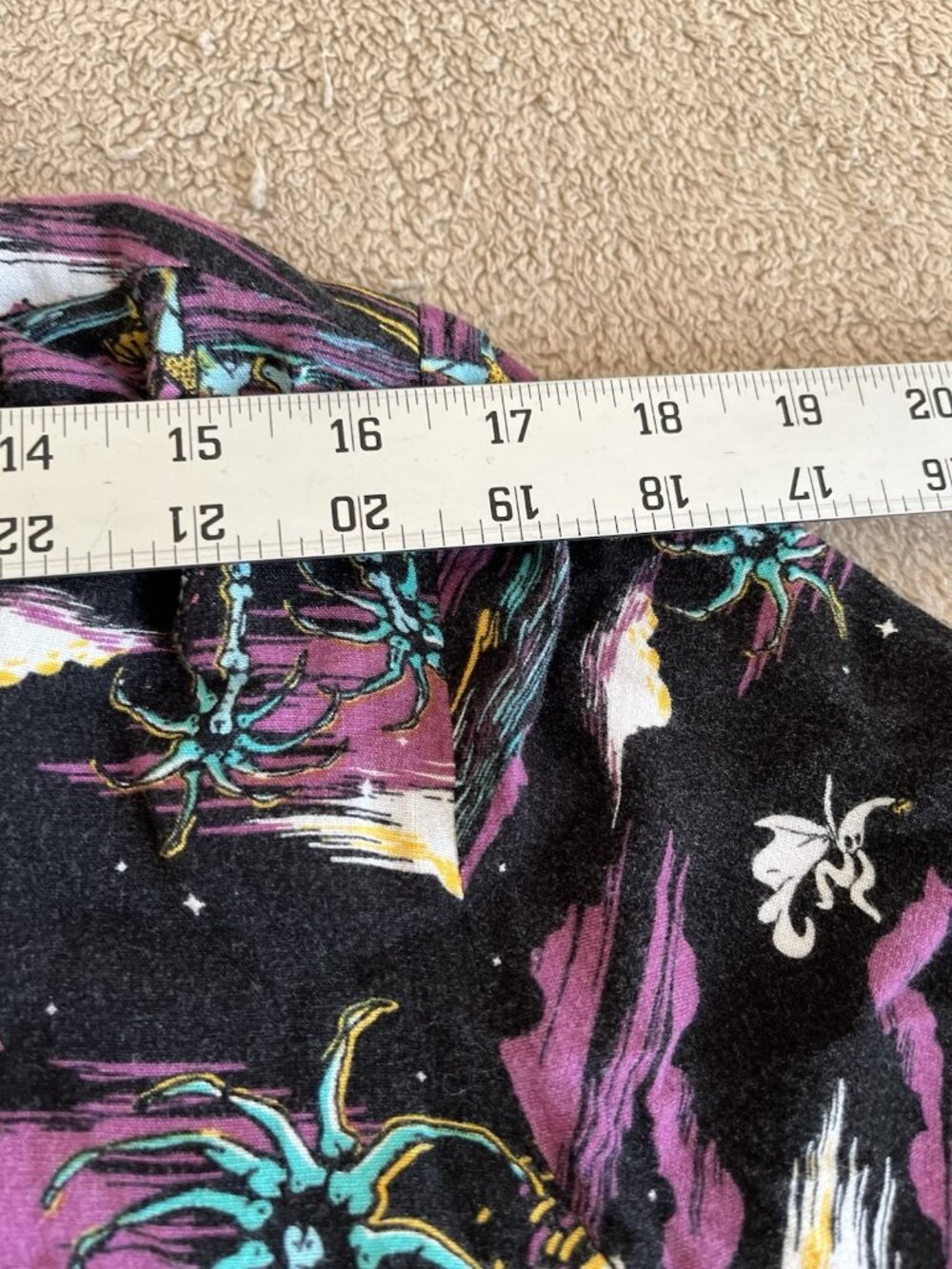 Disney Nightmare Before Christmas Torrid 3 Camp Hawaiian Shirt Jack Zero Sally - Picture 5 of 16
